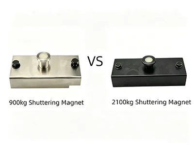 Aimants de coffrage de 900 kg ou 2 100 kg : lesquels acheter ?
